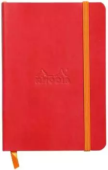 Rhodia Rhodiarama Notizbuch A6, liniert, mohnrot (117313C)