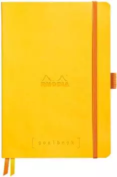 Rhodia Goalbook Softcover A5 Dot punktkariert narzissengelb (117585C)