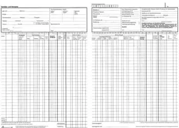 RNK Kombiniertes Lohn- und Gehaltskontobuch A4, 40 Seiten (2371)