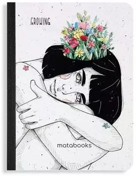 matabooks Samenbuch "Growing" Notizbuch A6