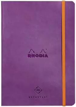 Rhodia Bullet Journal Perpetual A5, 64 Blatt, 90g/m², violett (117190C)
