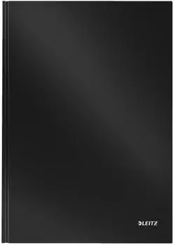 Leitz Solid Notizbuch A4, liniert, 80 Blatt, schwarz (46650095)