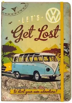 Nostalgic Art Retro Notizbuch VW Bulli "Let's Get Lost", A5 (54006)