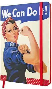 Nostalgic Art Retro Notizbuch "We Can Do It" Dots, A5 (54004)