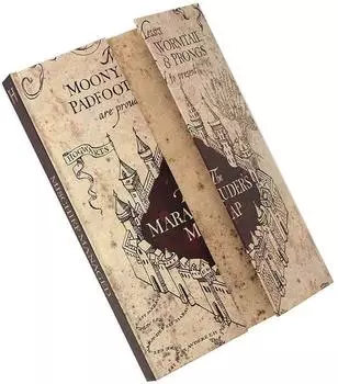 Blue Sky Studios Karte des Rumtreibers Magnetisches Notizbuch A5, 80 Blatt (HP713456)