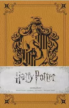 Insight Editions Harry Potter: Hufflepuff Liniertes Taschennotizbuch, Hardcover