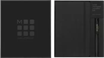 Moleskine Kaweco Tintenroller & Notizbuch Set, schwarz