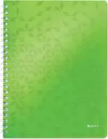 Leitz 46370054, Leitz WOW Collegeblock A4 liniert, spiralgebunden mit PP-Einband