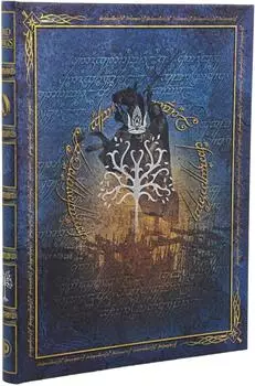 Paperblanks The Crown Reclaimed (The Lord of the Rings Collection) Journal Ultra, liniert, A5, Hardcover (Elastic Band Closure)