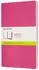 Moleskine Cahier Notizheft Large (A5), blanko, kinetisches pink, 3er Set