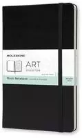 Moleskine Musiknotizbuch, L/A5, 70g-Papier, Hard Cover, Schwarz