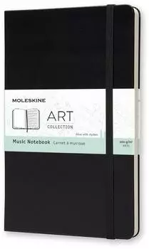 Moleskine Musik-Notizbuch Large/A5, Hardcover, schwarz