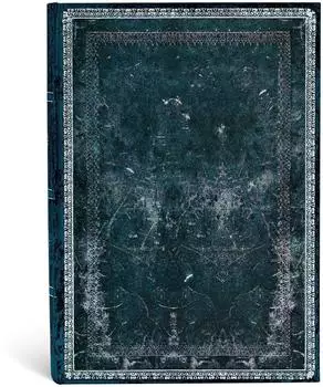 Paperblanks Midnight Steel Notizbuch Midi, liniert, Hardcover
