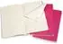 Moleskine Cahier Journal Large A5, liniert, kinetisches pink, 3er-Set