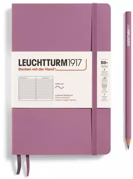 Leuchtturm1917 Paperback Notizbuch B6+ Softcover, liniert, dusty rose
