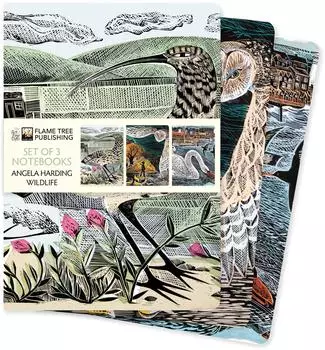 BrownTrout Angela Harding: Wildlife Set mit 3 Standard-Notizb&uuml;chern