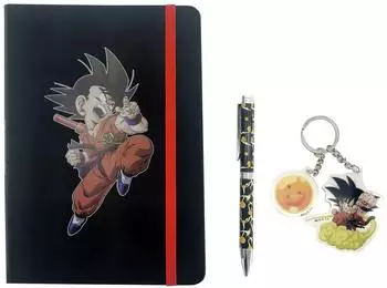 CYP Dragon Ball Tagebuch-Set mit Stift und Schl&uuml;sselanh&auml;nger