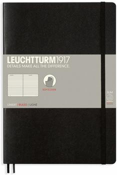 Leuchtturm1917 Notizbuch Composition Softcover Liniert 121 nummerierte Seiten black