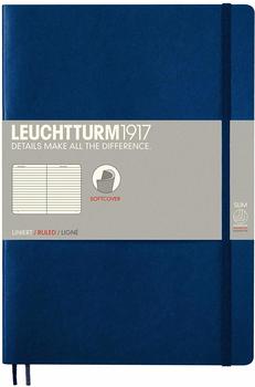 Leuchtturm1917 Notizbuch Composition Softcover Liniert 121 nummerierte Seiten dunkelblau