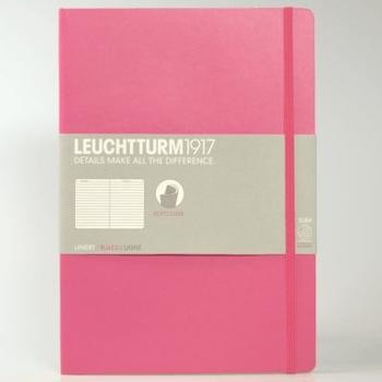 Leuchtturm1917 Notizbuch Composition Softcover Liniert 121 nummerierte Seiten pink