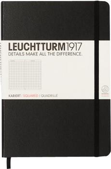 Leuchtturm1917 Notizbuch Master (A4+) Hardcover Kariert 233 nummerierte Seiten schwarz