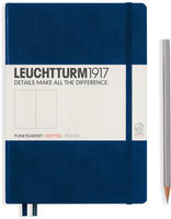 Leuchtturm1917 Notizbuch Medium, 342925, Marine, A5, Hardcover, aus laminiertem