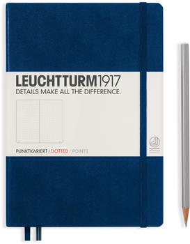Leuchtturm1917 Notizbuch Medium Hardcover Dotted 249 nummerierte Seiten marine