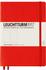 Leuchtturm1917 Notizbuch Medium Hardcover Dotted 249 nummerierte Seiten rot