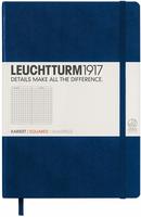 Leuchtturm1917 Notizbuch Medium, 342923, Marine, A5, Hardcover, aus laminiertem