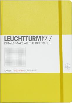 Leuchtturm1917 Notizbuch Medium Hardcover Kariert 249 nummerierte Seiten zitrone