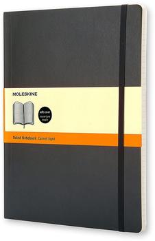 Moleskine XL 19x25cm liniert Softcover schwarz