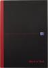 Oxford Notizbuch 400047606 Black n Red, A4, 96 Blatt, schwarz / rot, Hardcover,
