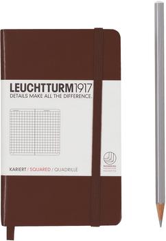 Leuchtturm1917 Notizbuch Pocket (A6) Hardcover Kariert 185 numerierte Seiten schokolade