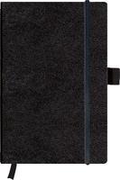 Herlitz Notizbuch my.book classic, 11369782, schwarz, A5, Hardcover, mit