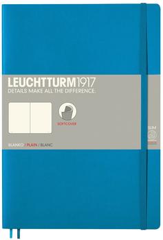 Leuchtturm1917 Notizbuch Composition Softcover Blanko 121 nummerierte Seiten azur
