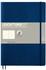 Leuchtturm1917 Notizbuch Composition Softcover Blanko 121 nummerierte Seiten dunkelblau