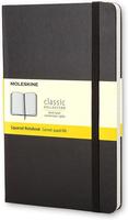 Moleskine QP061, Moleskine Klassisches Notizbuch Large Harcover kariert schwarz