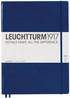 Leuchtturm1917 Notizbuch Master Slim, 342928, Marine, A4, Hardcover, aus laminiertem