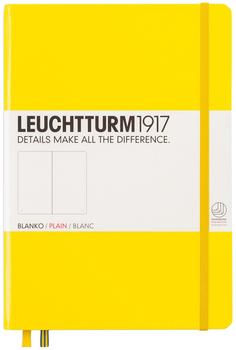 Leuchtturm1917 Notizbuch Medium Hardcover Blanko 249 nummerierte Seiten zitrone