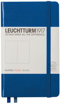 Leuchtturm1917 Notizbuch Pocket Hardvover Blanko 185 nummerierte Seiten königsblau
