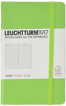 Leuchtturm1917 Notizbuch Pocket Hardvover Liniert 185 nummerierte Seiten