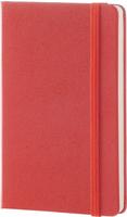 Moleskine 002-4, Moleskine Classic (A6, Blanko, Harter Einband) (002-4) Rot