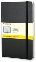 Moleskine Notizbuch, Pocket/A6, Kariert, Fester Einband, Schwarz