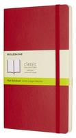 MOLESKINE NOTIZBUCH L/A5, BLANKO, SOFT COVER, SCHARLACHROT