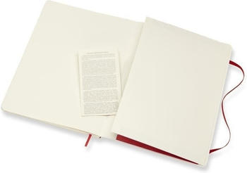 Moleskine Notizbuch Xlarge Softcover Liniert scharlachrot