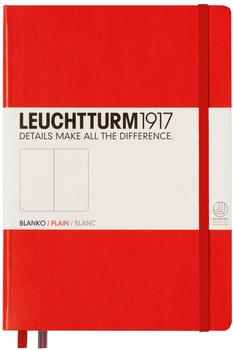 Leuchtturm1917 Notizbuch Medium Hardcover Blanko 249 nummerierte Seiten rot