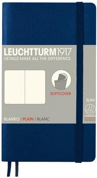 Leuchtturm1917 Notizbuch Pocket Softcover Blanko 121 nummerierte Seiten marine