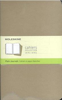 Moleskine Cahier Large Blanko packpapierbraun 3er-Set