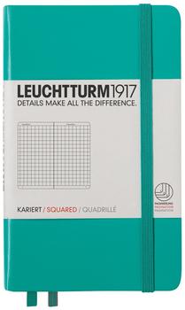 Leuchtturm1917 Notizbuch Pocket (A6) Hardcover Kariert 185 numerierte Seiten smaragd