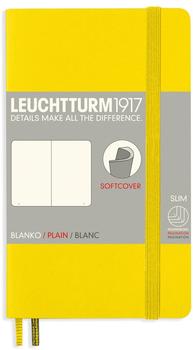 Leuchtturm1917 Notizbuch Pocket Softcover Blanko 121 nummerierte Seiten zitrone